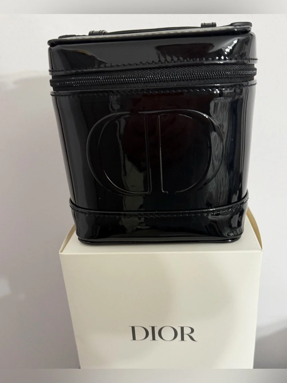 Dior black makeup travel case new in box